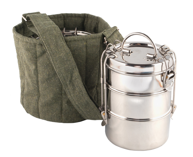 Made from lightweight stainless steel, To-Go Ware's tiffin food carriers make toting your meals a real picnic. The carriers (starting at $28.50) and bag ($23.95) are available at Carbon Environmental Boutique. (10184 104 St., 780-498-1900)