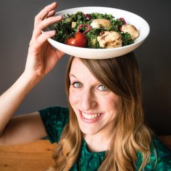 Amy Shostak with the Brassica Salad