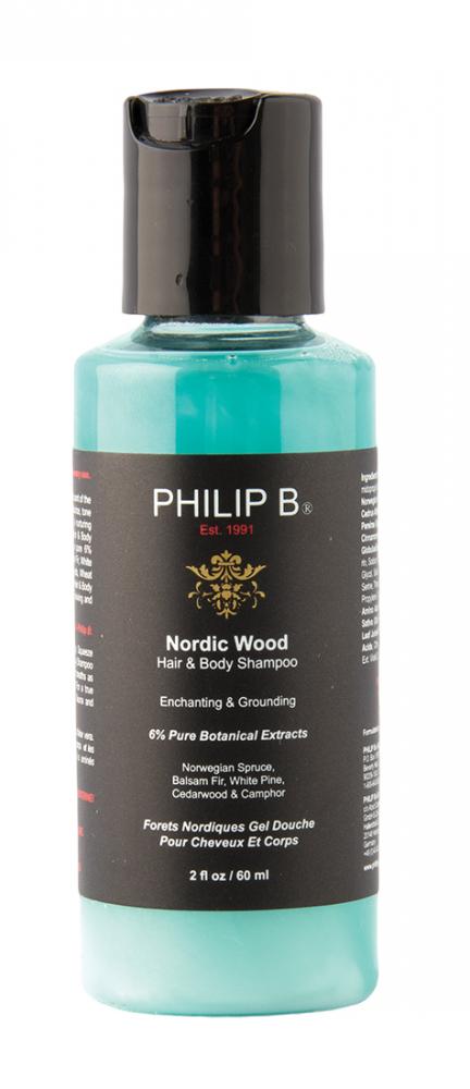 Nordic Wood hair and body shampoo by Philip B., $10, from Lux Beauty Boutique. (12531 102 Ave., 780-451-1423)