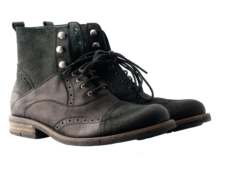 Tacioblack leather boots by Dkode, $250, from Wener Shoes.