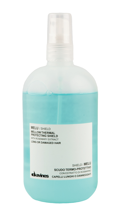 Davines Melu Shield Mellow Thermal Protecting Shield spray, $36, from Blunt Salon. (10142 104 St., 780-498-1899)