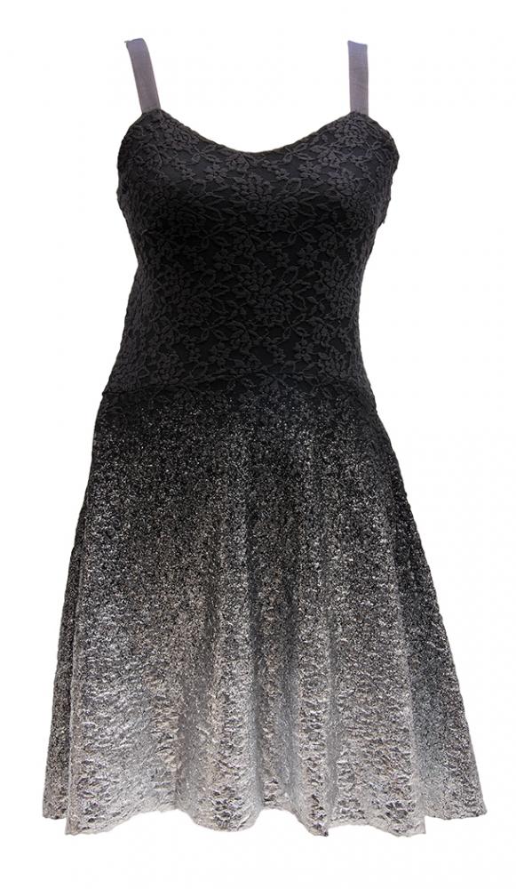 Free People ombre lace black foil dress, $109, from The Bamboo Ballroom. (8206 104 St., 780-439-1363)