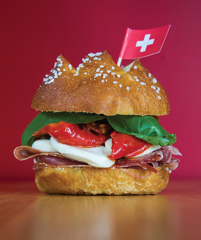 The Italian Bride Sandwich at Swiss 2 Go
