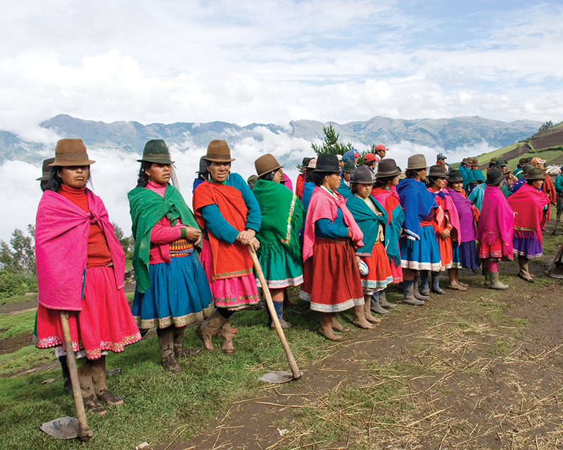 Village in the Andes